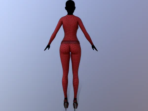 spy costume 2 3D Model