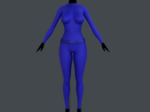 spy costume 3 3D Model