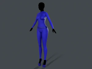 spy costume 3 3D Model