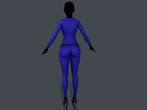 spy costume 3 3D Model