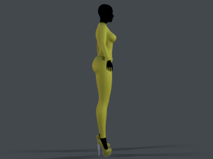 spy costume 4 3D Model