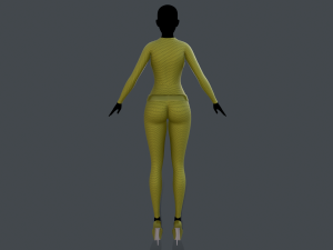 spy costume 4 3D Model