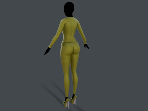 spy costume 4 3D Model