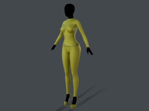 spy costume 4 3D Model