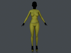 spy costume 4 3D Model