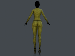 spy costume 4 3D Model