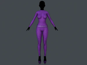 spy costume 5 3D Model