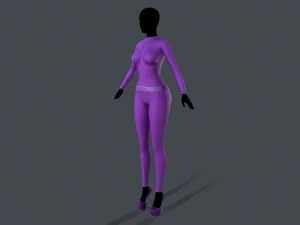 spy costume 5 3D Model
