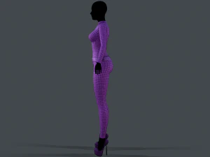 spy costume 5 3D Model