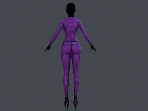 spy costume 5 3D Model