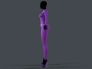 spy costume 5 3D Model