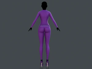 spy costume 5 3D Model