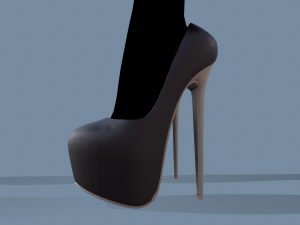 latex dress 3D 模型
