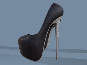 latex dress 3D 模型