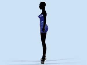 latex dress 2 Modèle 3D