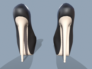 latex dress 2 Modèle 3D