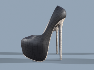 latex dress 2 Modèle 3D