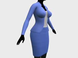 jacket and skirt 3D Model