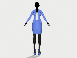 jacket and skirt 3D Model