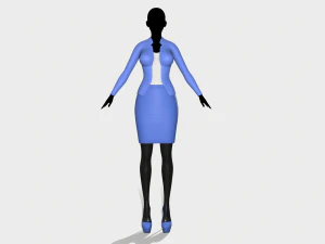 jacket and skirt 3D Model