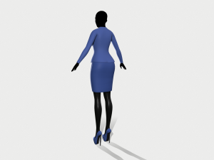 jacket and skirt 3D Model
