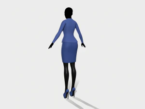 jacket and skirt 3D Model