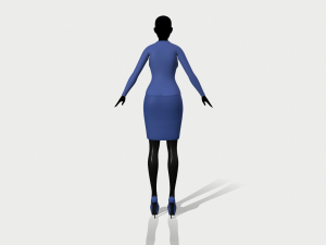 jacket and skirt 3D Model
