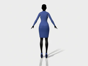 jacket and skirt 3D Model