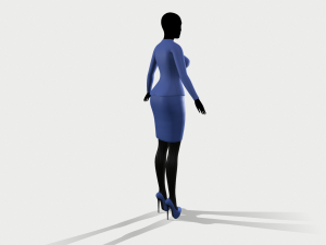 jacket and skirt 3D Model