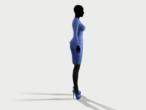 jacket and skirt 3D Model
