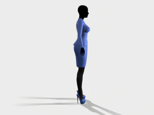 jacket and skirt 3D Model