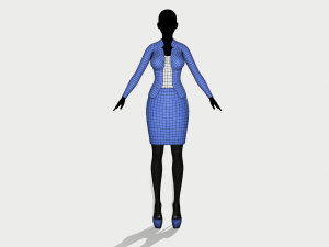 jacket and skirt 3D Model