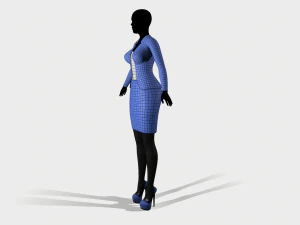 jacket and skirt 3D Model