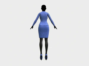 jacket and skirt 3D Model