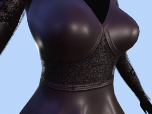 long dress 3D Model