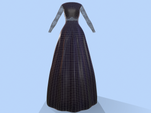 long dress 3D Model