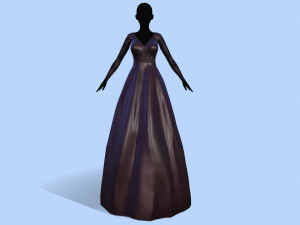 long dress 3D Model