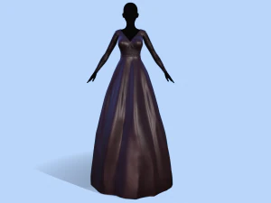 long dress 3D Model