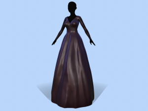 long dress 3D Model