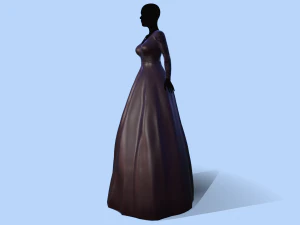 long dress 3D Model