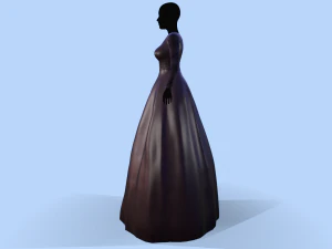 long dress 3D Model