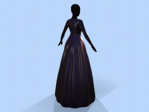 long dress 3D Model