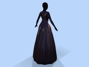long dress 3D Model