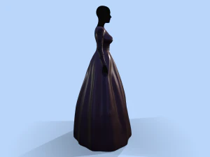 long dress 3D Model
