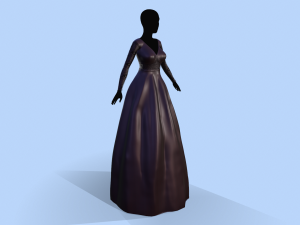 long dress 3D Model