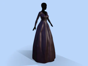 long dress 3D Model