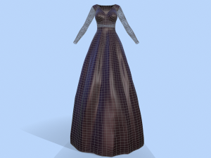 long dress 3D Model