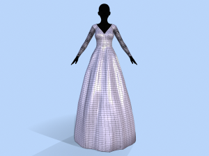 wedding dress 3D Модель