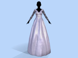 wedding dress 3D Model