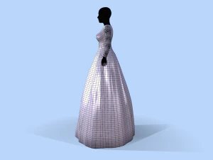 wedding dress 3D Model